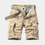 Herr-bermudashorts med cargofickor – Shorts herrmode | LUMINĀFASH