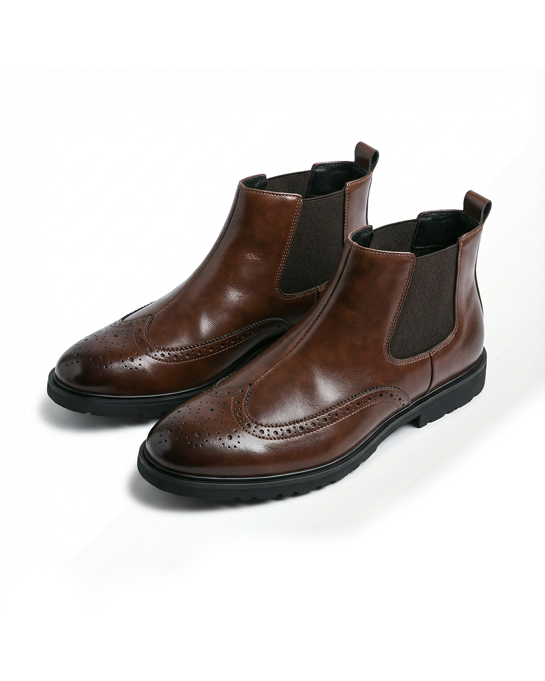 Perforerade herrchelsea boots – Stövlar herrmode | LUMINĀFASH