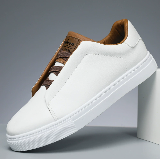 Herrsneakers med snörning och tjock sula – detalj 2 | LUMINĀFASH