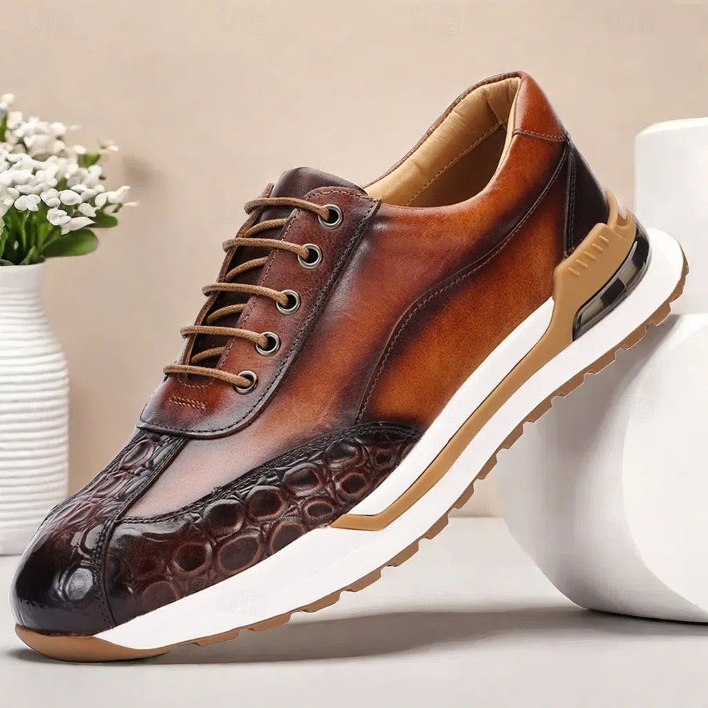 Herrsneakers med tjock sula – Sneakers herrmode | LUMINĀFASH