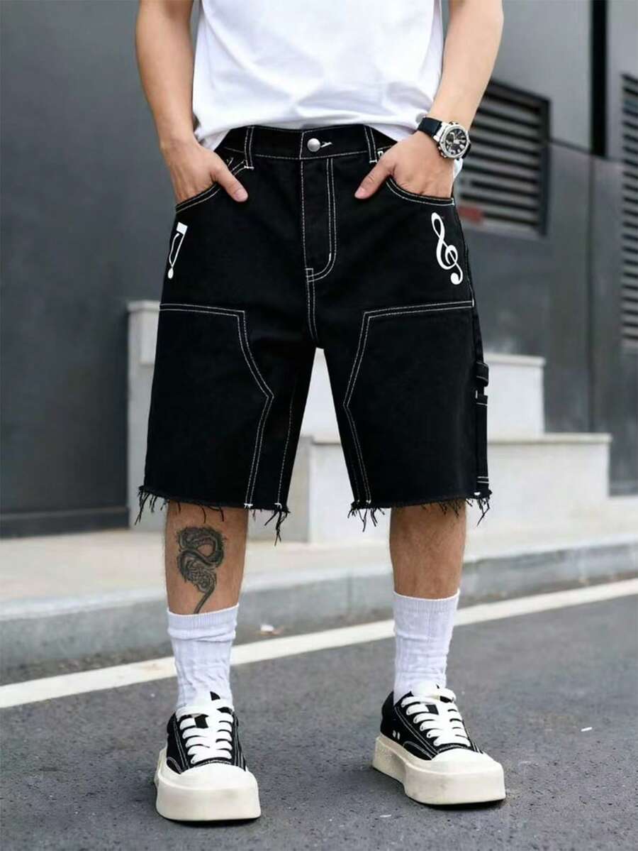 Vida herrjeansshorts – Shorts herrmode | LUMINĀFASH