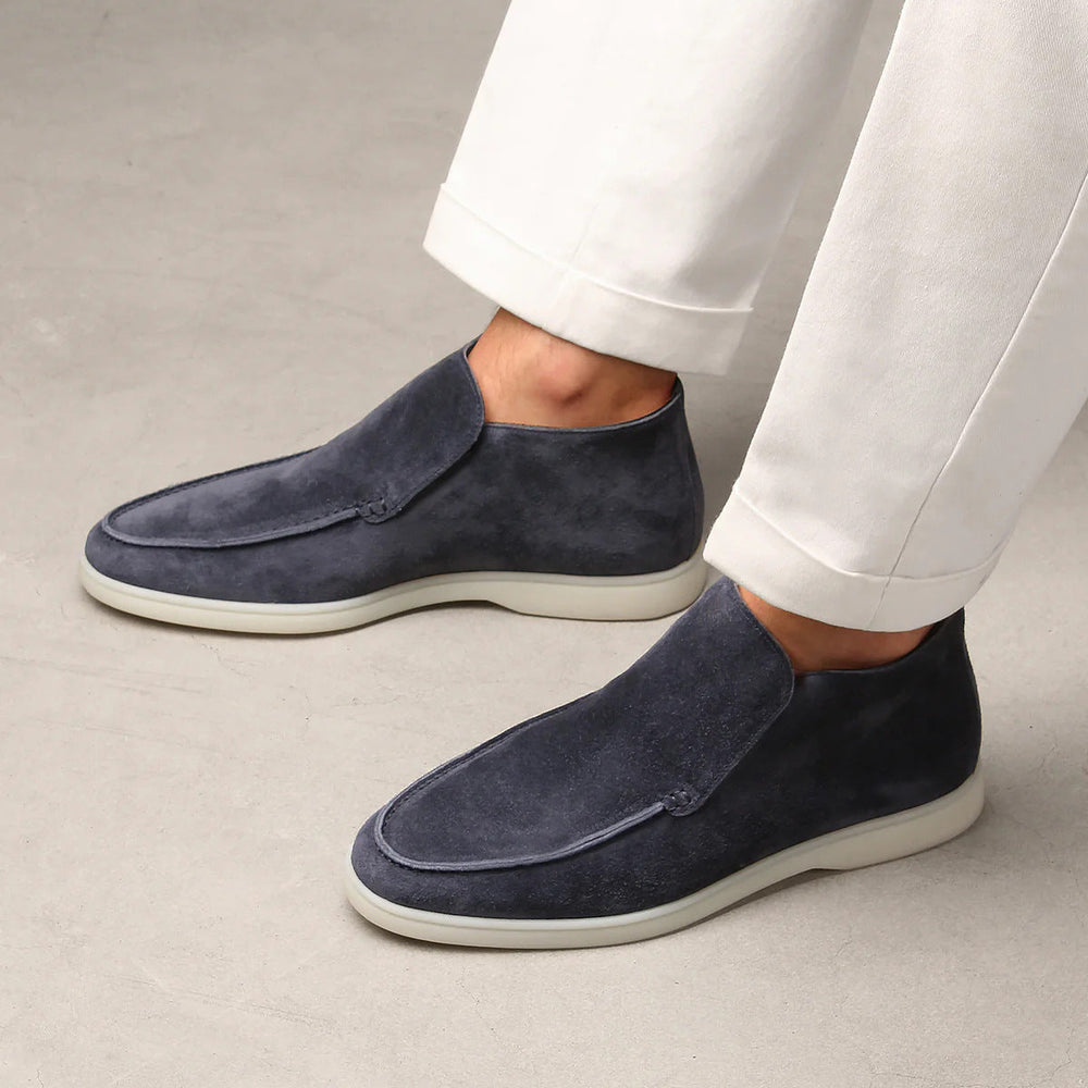 Herrloafers med hög skaft – detalj 2 | LUMINĀFASH