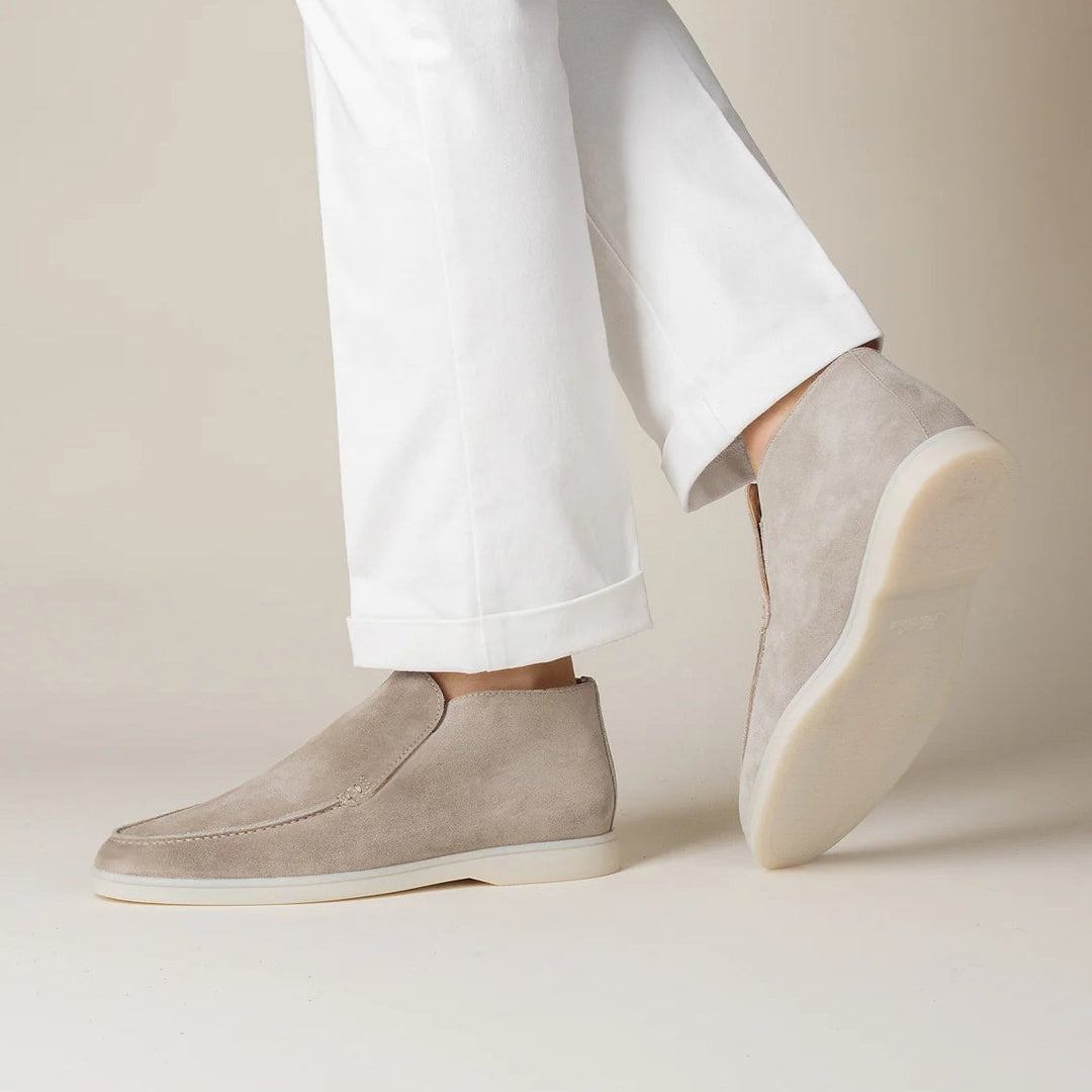 Herrloafers med sydd kant – Stövlar herrmode | LUMINĀFASH