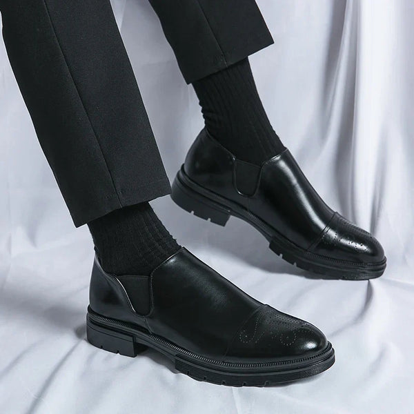 Perforerade herrskor – Stövlar herrmode | LUMINĀFASH