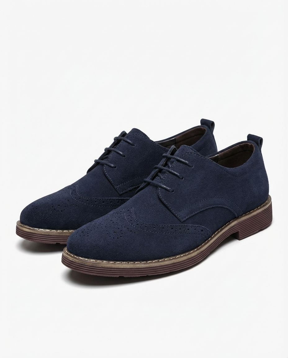 Perforerade herrderby – Skor herrmode | LUMINĀFASH