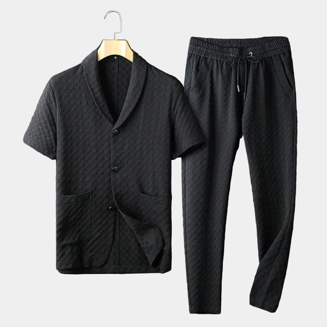Herrset med sjalkrage – Set herrmode | LUMINĀFASH