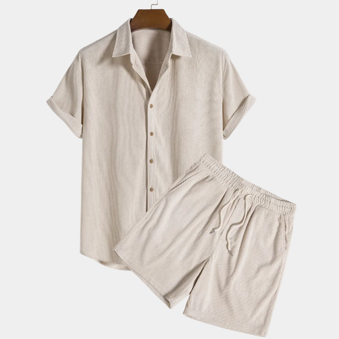 Herrset med korta ärmar – Set herrmode | LUMINĀFASH