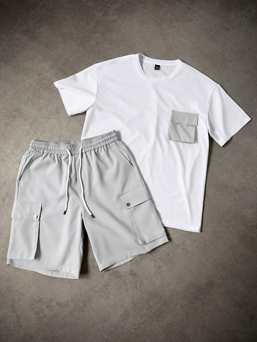 Herrset med cargofickor – Set herrmode | LUMINĀFASH