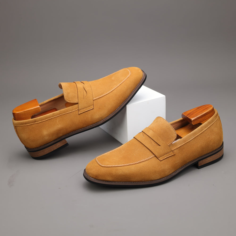Herrloafers med band – detalj 2 | LUMINĀFASH