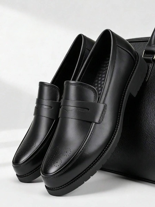 Herrloafers med band – detalj 2 | LUMINĀFASH