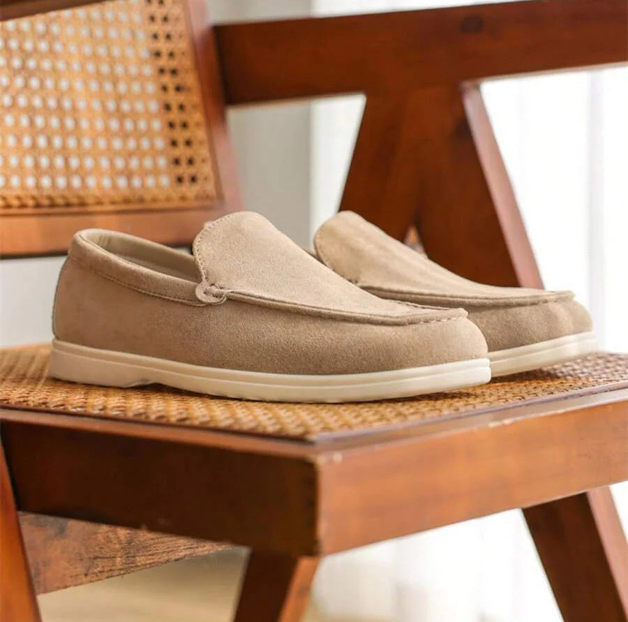 Herrloafers med rund tå – detalj 2 | LUMINĀFASH