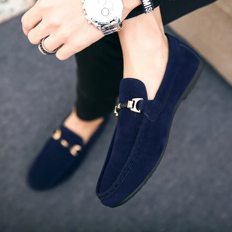 Herrloafers med betselbygel – detalj 2 | LUMINĀFASH