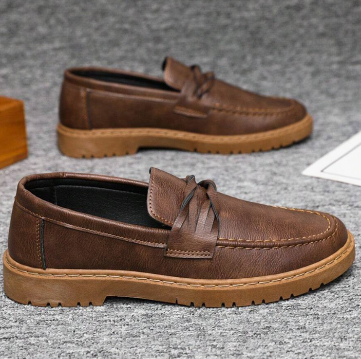 Herrloafers med knut – detalj 2 | LUMINĀFASH
