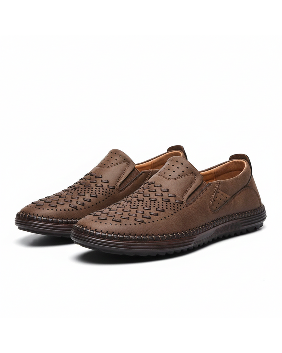 Genomskurna herrloafers – Loafers herrmode | LUMINĀFASH
