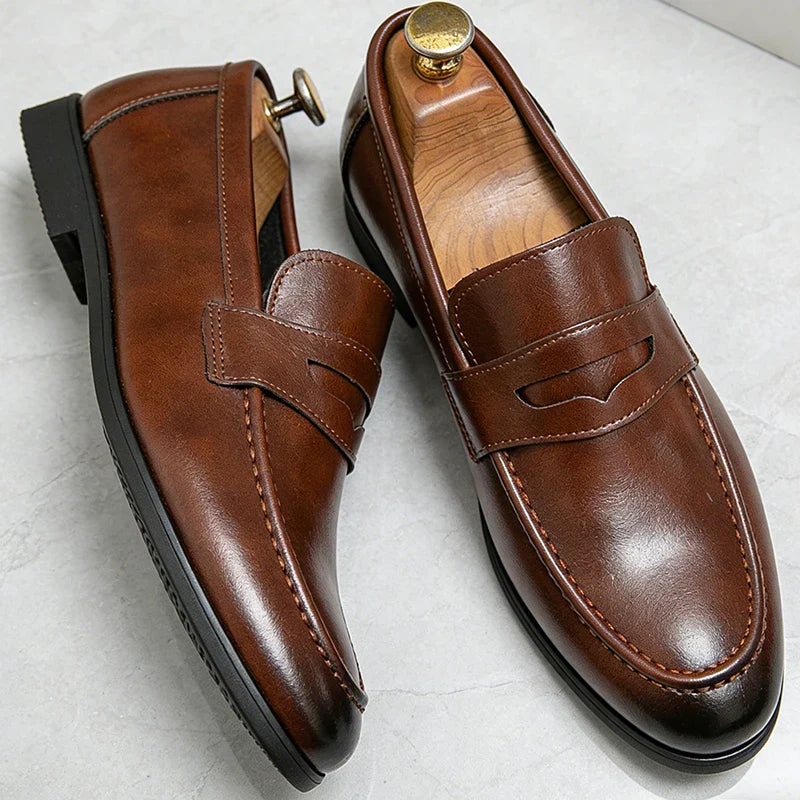 Herrloafers med pannband – Loafers herrmode | LUMINĀFASH