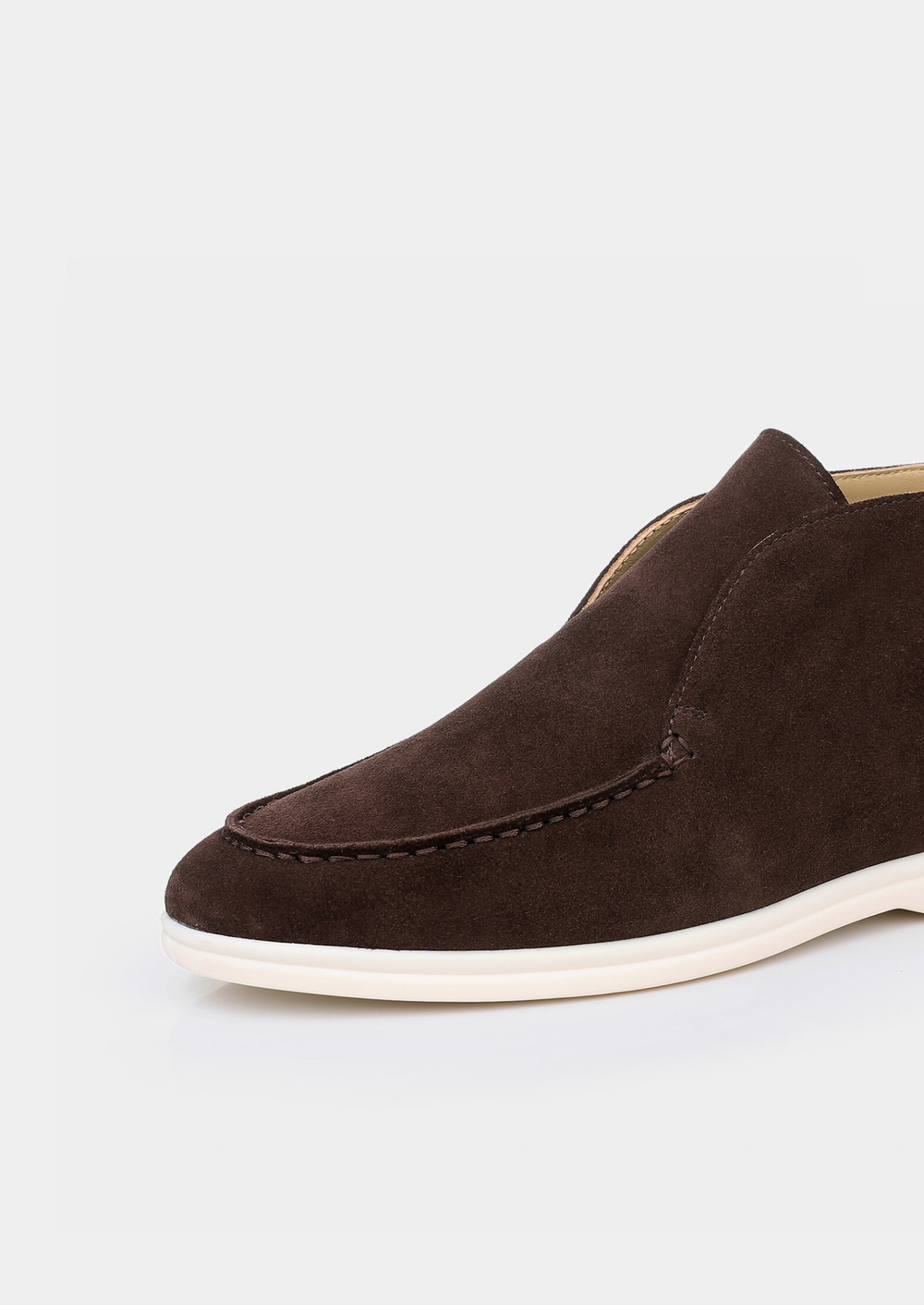 Herrloafers med rund tå – detalj 2 | LUMINĀFASH