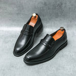 Herrloafers med slät ovandel – Loafers herrmode | LUMINĀFASH