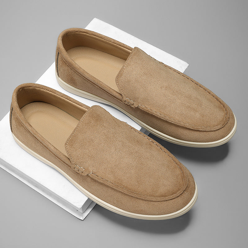 Herrloafers med ljus sula – Loafers herrmode | LUMINĀFASH