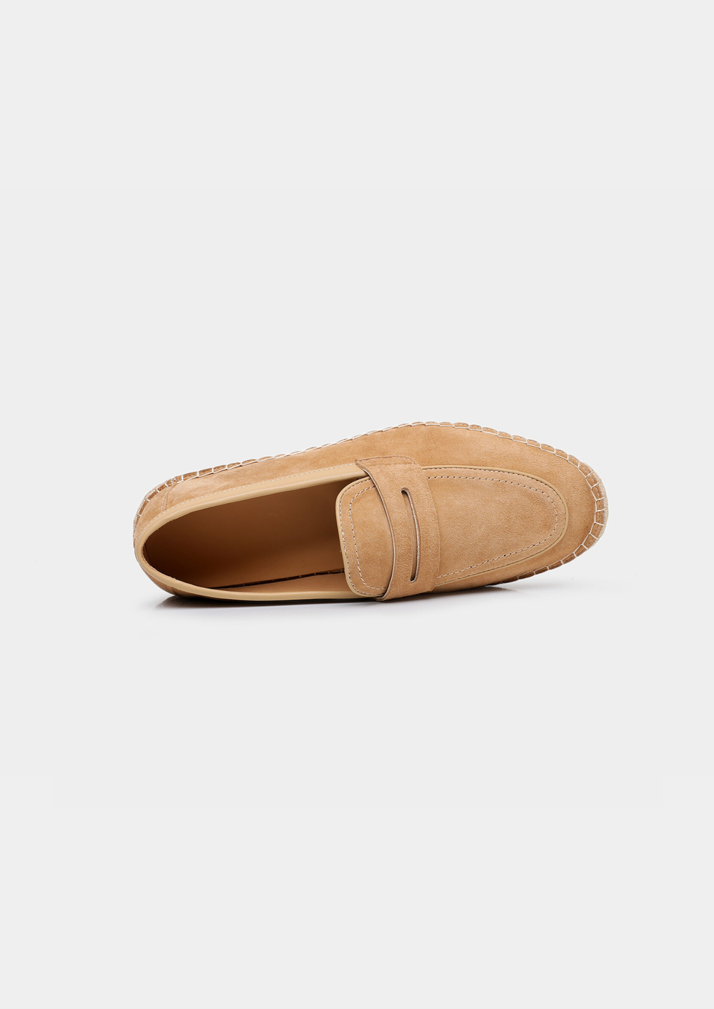 Herrloafers med flätad sula – detalj 2 | LUMINĀFASH