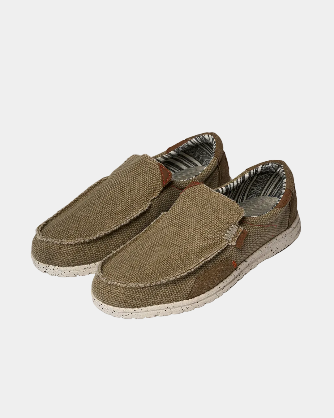 Lätta herrloafers i tyg – Loafers herrmode | LUMINĀFASH