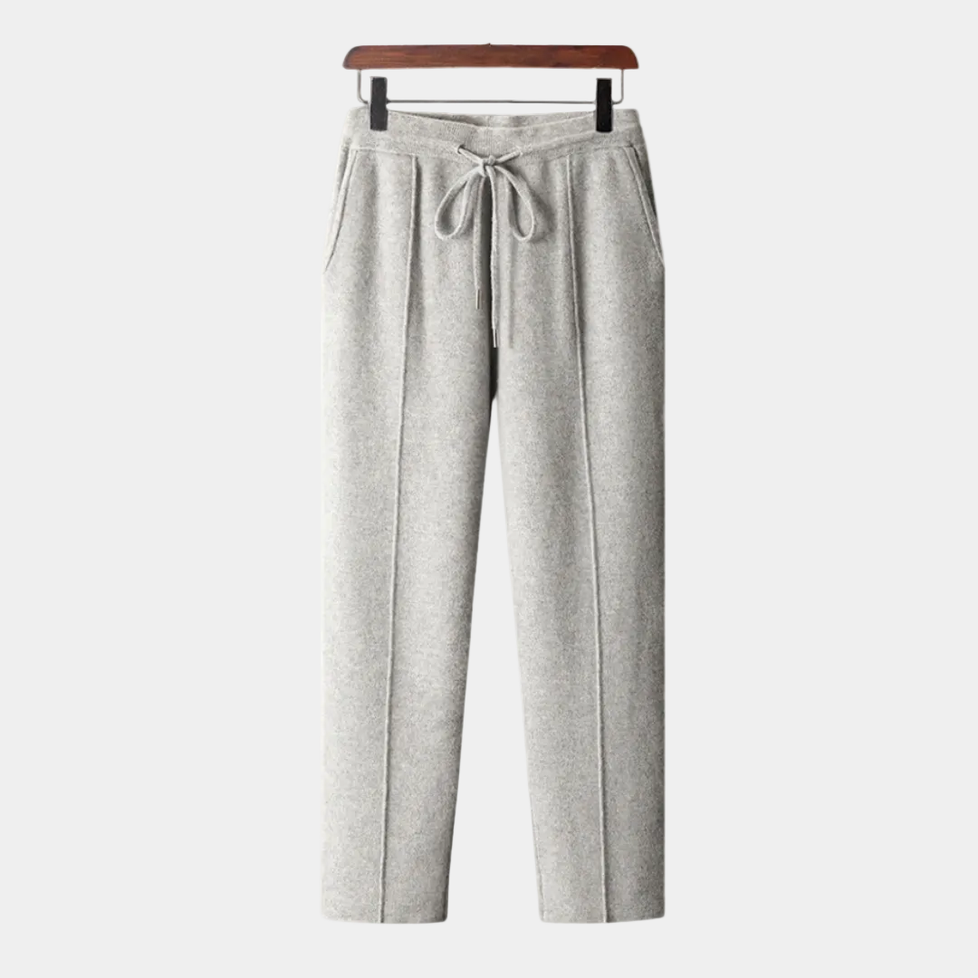 Herrbyxor med snörning – Byxor herrmode | LUMINĀFASH