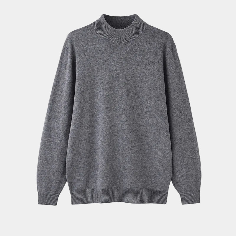 Herrpullover med hög krage – Tröja herrmode | LUMINĀFASH