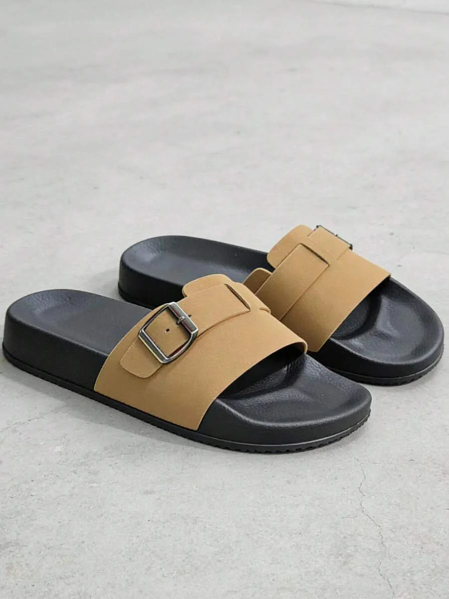 Herrsandaler med spänne – Sandaler herrmode | LUMINĀFASH