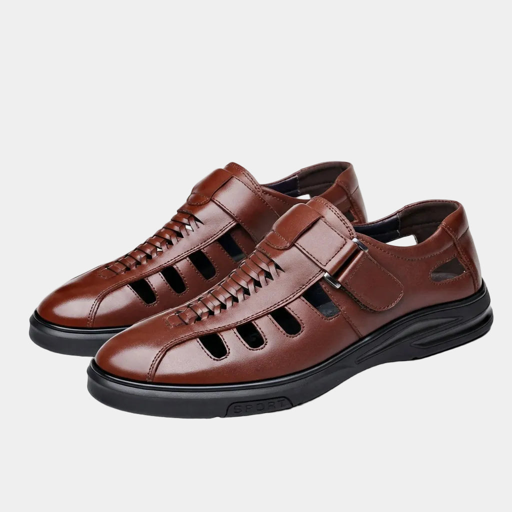 Herrsandaler med rem – Sandaler herrmode | LUMINĀFASH