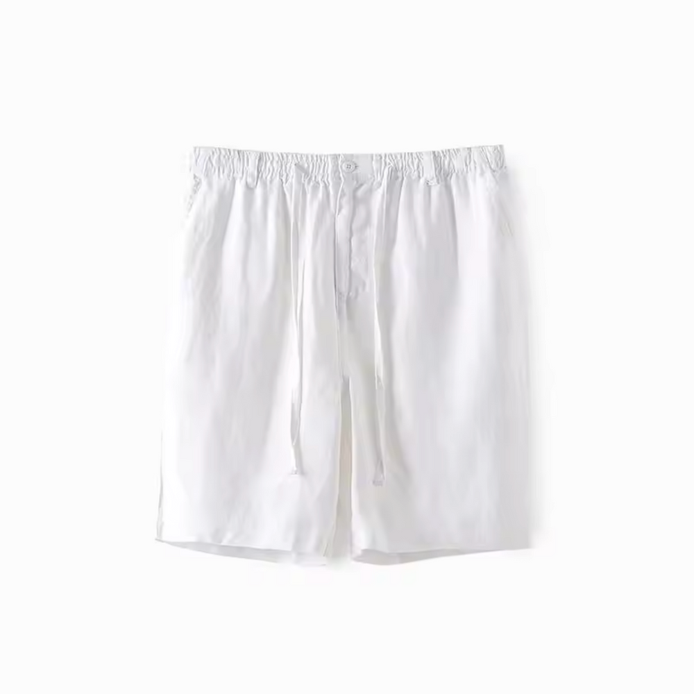 Herrshorts med snörning – detalj 2 | LUMINĀFASH