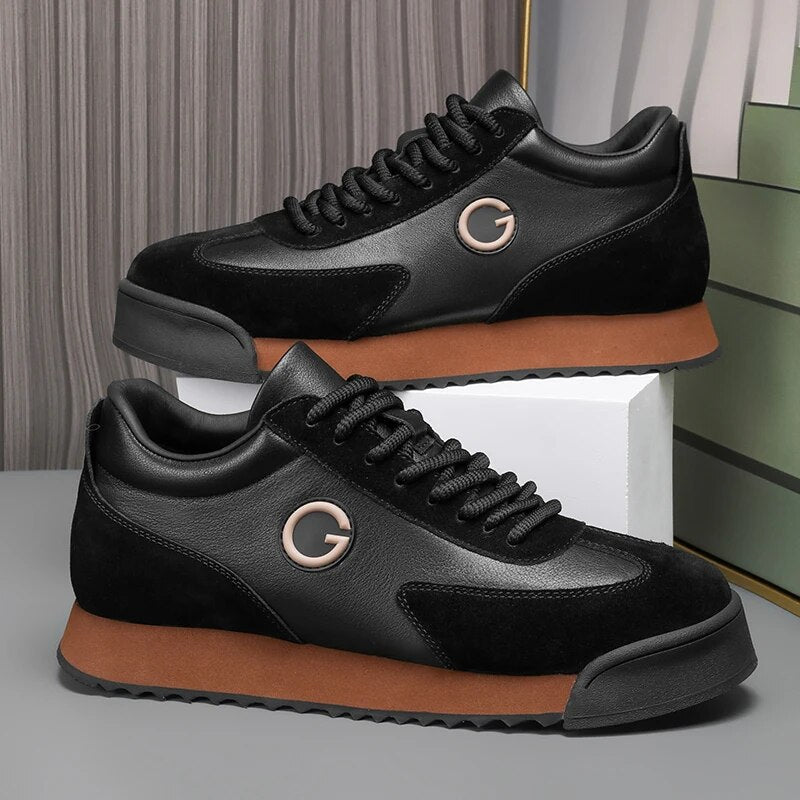 Herrsneakers med snörning – Sneakers herrmode | LUMINĀFASH