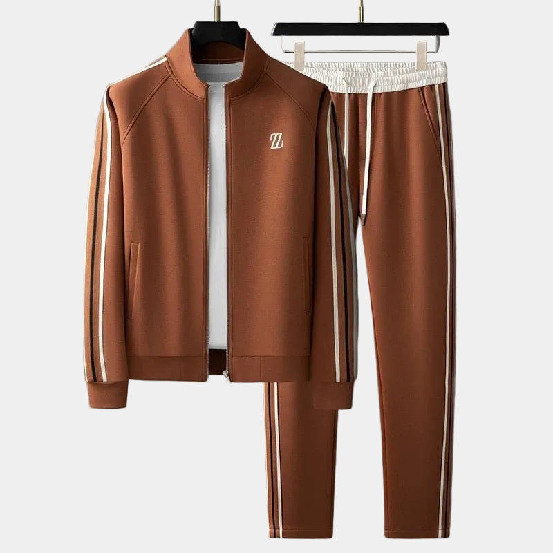 Herrträningsset med dragkedja – Set herrmode | LUMINĀFASH